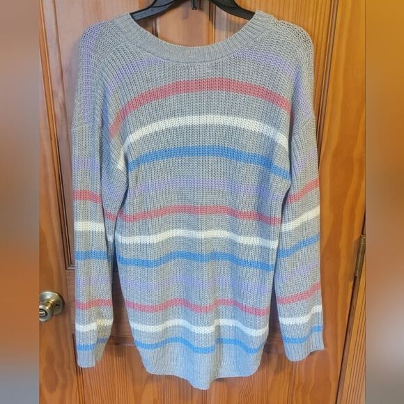 SO Juniors Striped Sweater Size XL - Picture 2 of 4